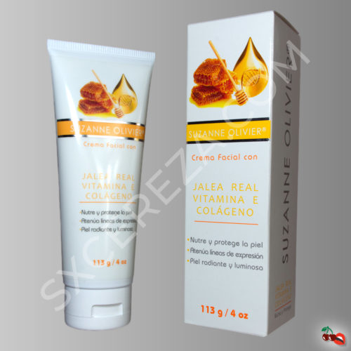 Crema Facial Con Jalea Real, Vitamina E Y Colágeno SXCEREZA0040